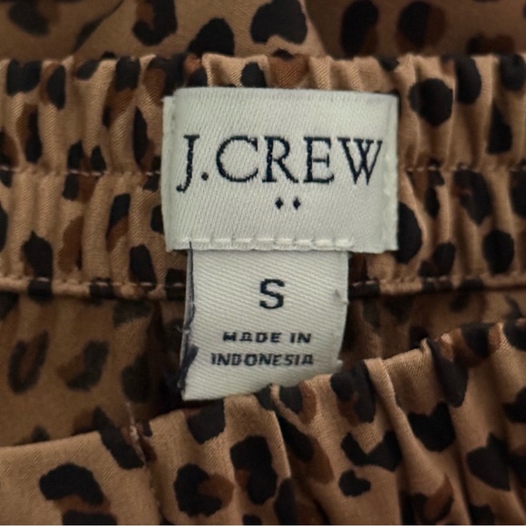J.Crew Bias Satin Slip Skirt in Leopard Print - Picture 4 of 4